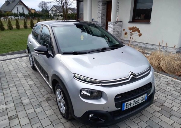 Citroen C3 cena 35900 przebieg: 44000, rok produkcji 2016 z Skawina małe 326